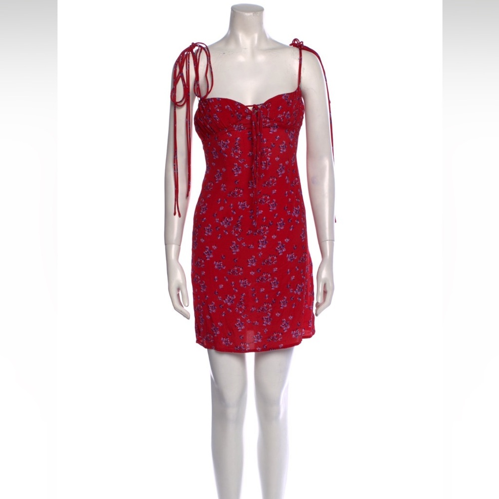 Rat & Boa floral print mini dress